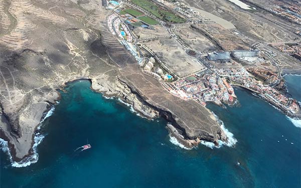 Tour helicóptero playas y barrancos, Tenerife