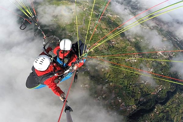 Vuelo en parapente, Tenerife